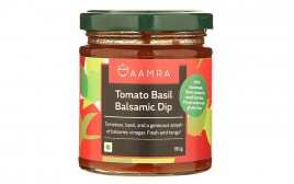 Aamra Tomato Basil Balsamic Dip  Jar  180 grams
